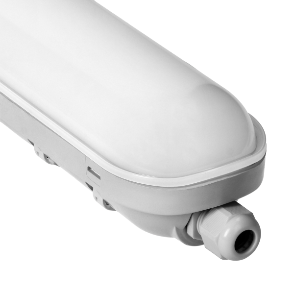 HYZ LED NEW 18W hermetic luminaire, 1800lm, IP65, IK08, 4000K, ABS/PC